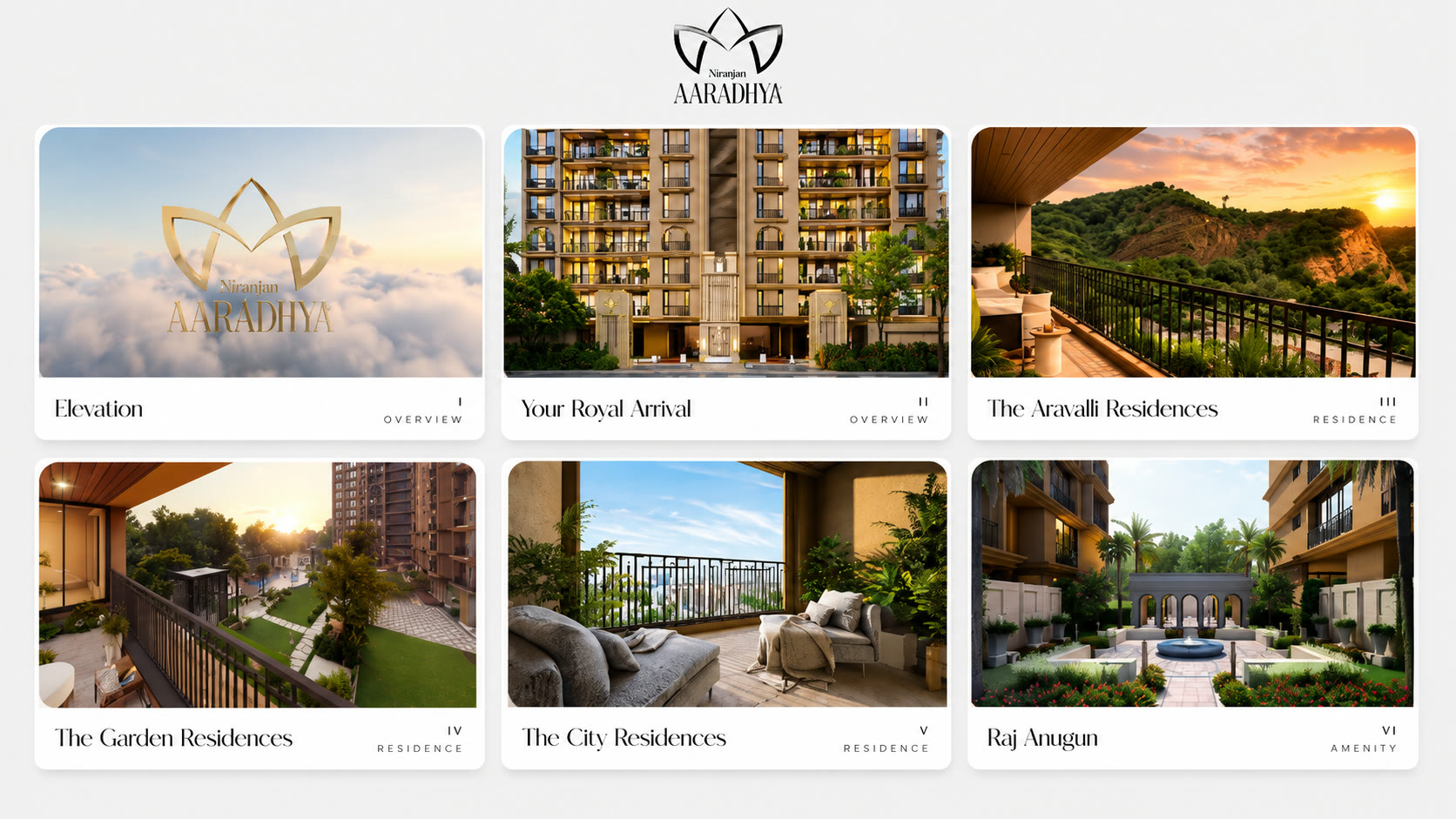Manglam Aaradhya — screenshot of the live site
